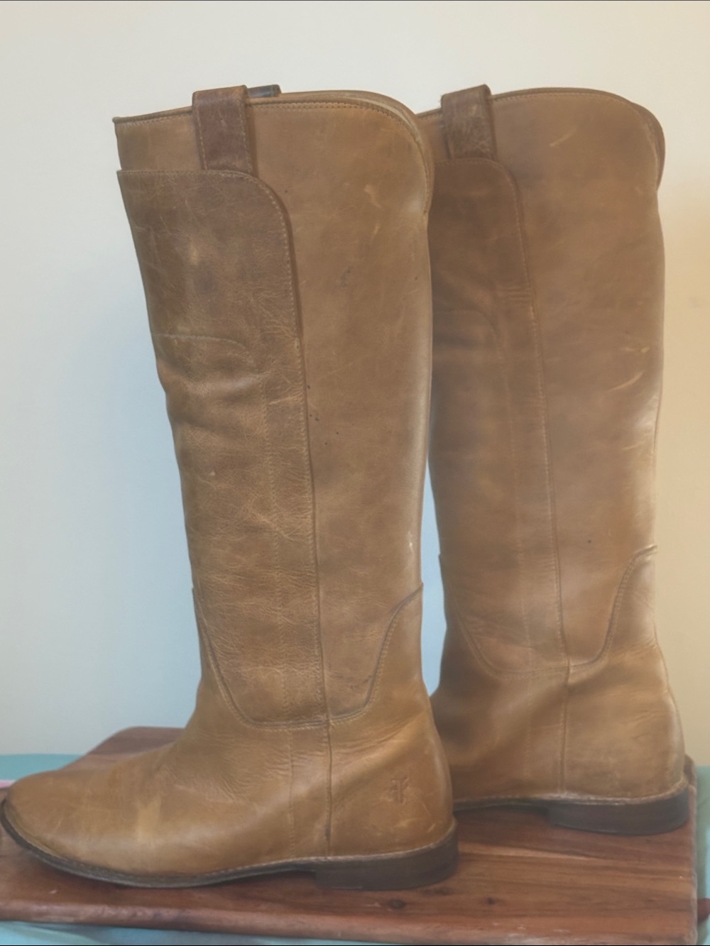 Frye Women's Tall Leather Over-the-Knee Boots - Tan